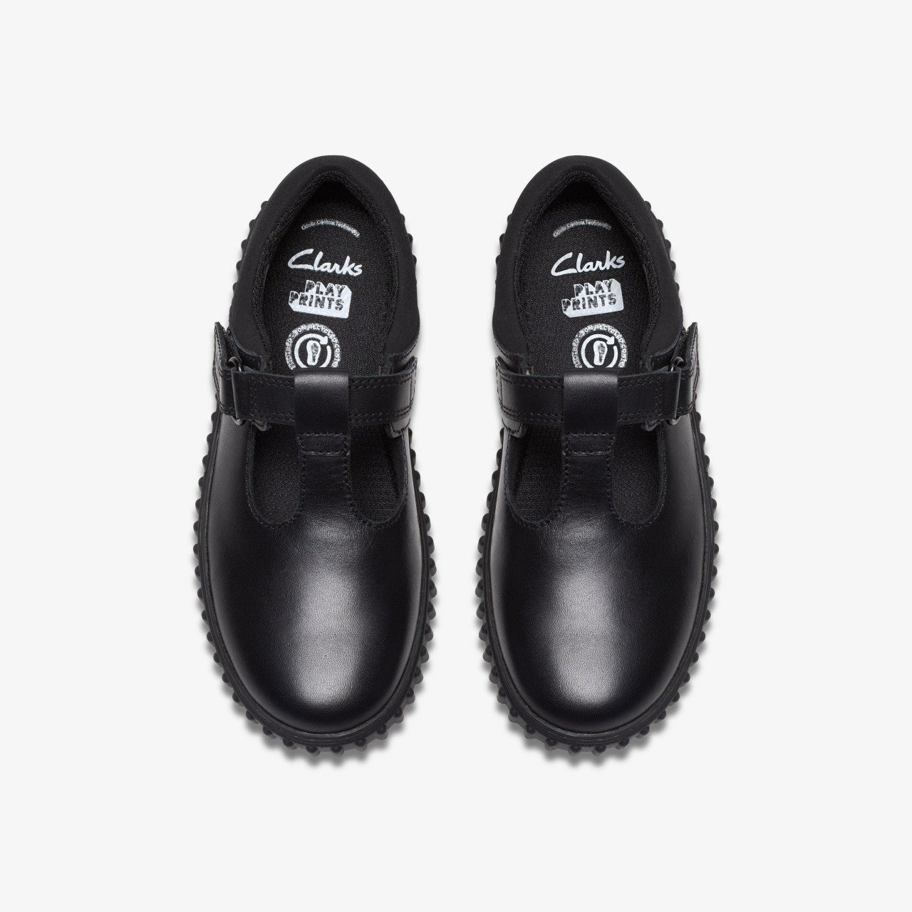Cove Hope Kid Black Leather | Clarks for sale