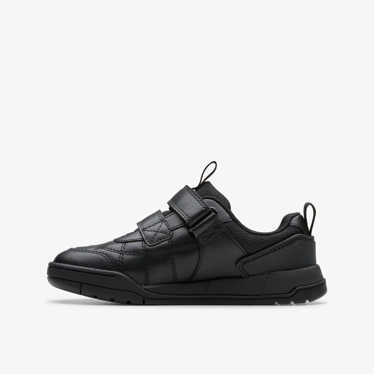 Laser Cross Kid Black Leather | Clarks outlet