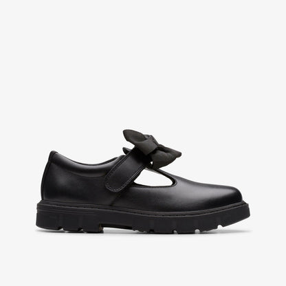 Lorcam Hope Kid Black Leather | Clarks on Sale