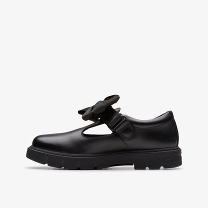 Lorcam Hope Kid Black Leather | Clarks on Sale