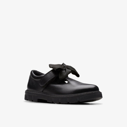 Lorcam Hope Kid Black Leather | Clarks on Sale
