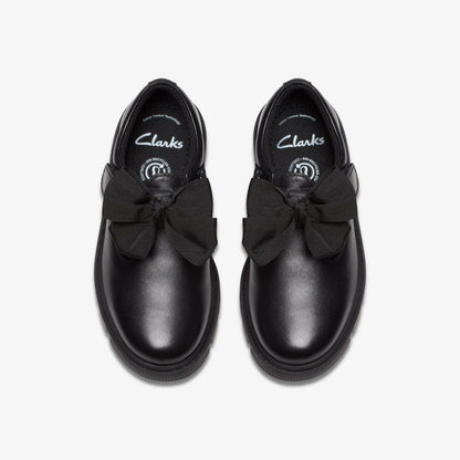 Lorcam Hope Kid Black Leather | Clarks on Sale