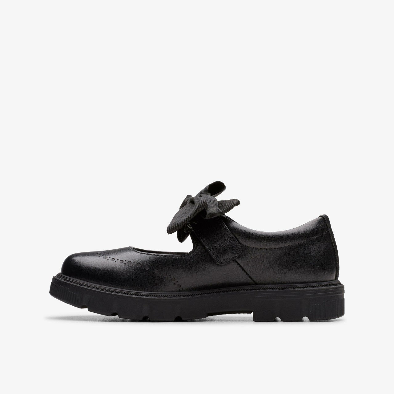 Lorcam Jane Kid Black Leather | Clarks for sale
