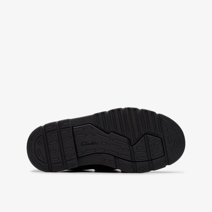 Lorcam Bow Kid Black Leather | Clarks for sale