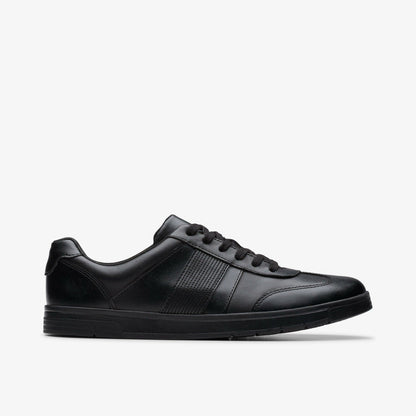 Disco Pace Youth Black Leather | Clarks for sale