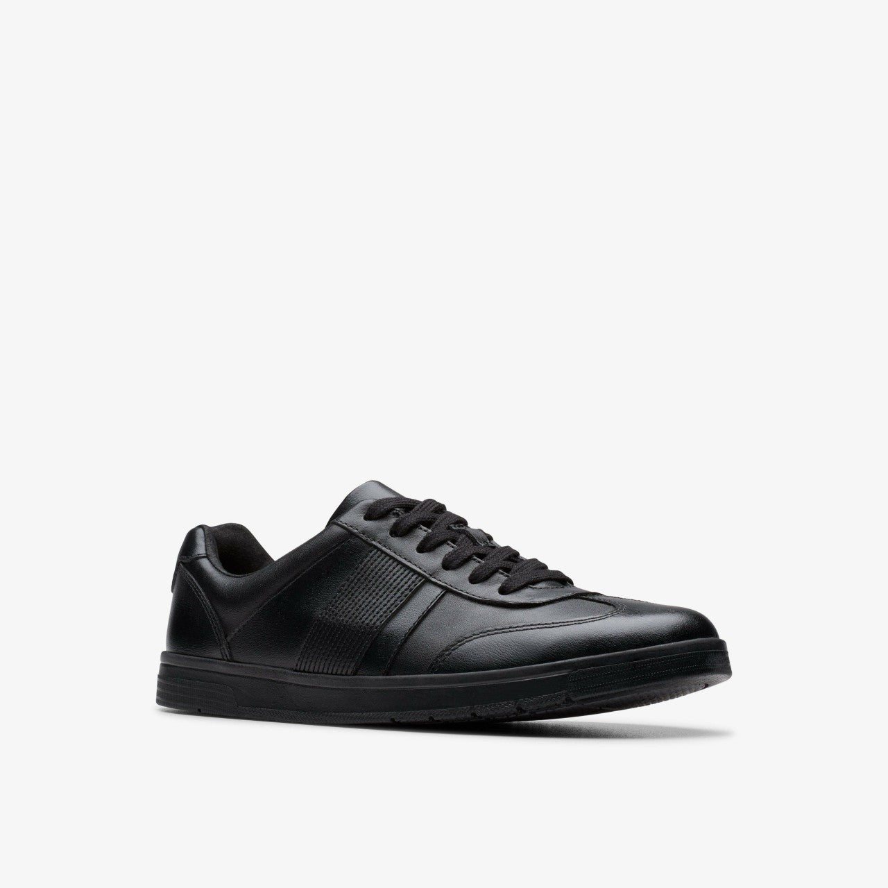 Disco Pace Youth Black Leather | Clarks for sale