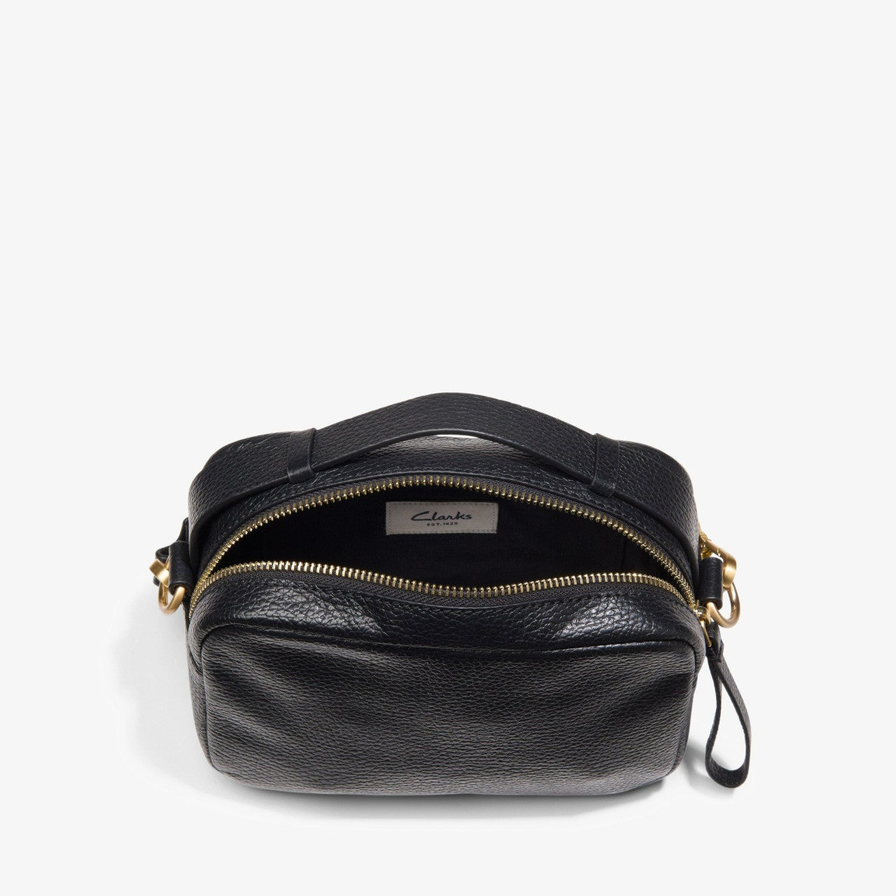 Camera Cross Black Leather | Clarks discount