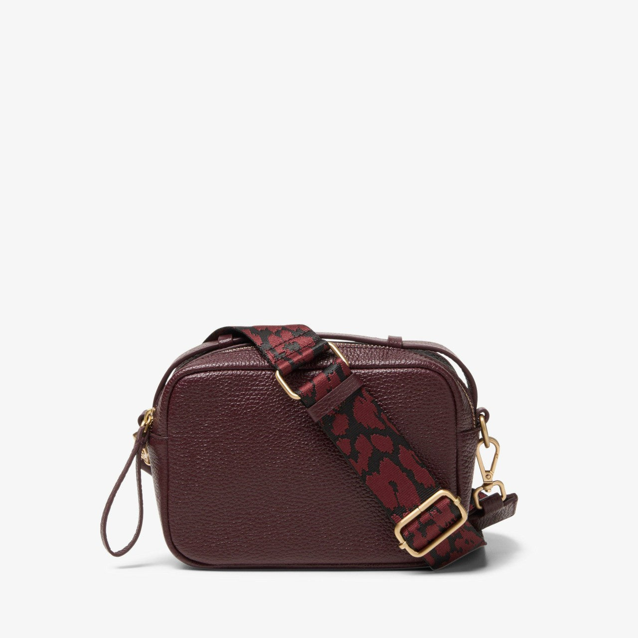 Camera Cross Burgundy Leather | Clarks for sale