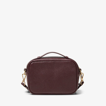 Camera Cross Burgundy Leather | Clarks for sale