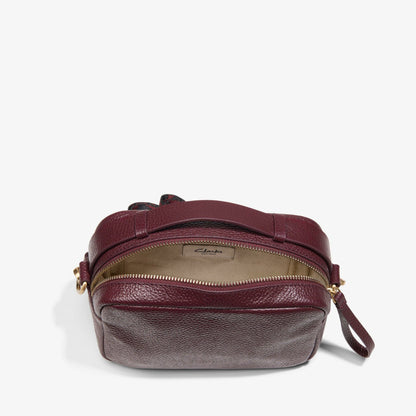 Camera Cross Burgundy Leather | Clarks for sale