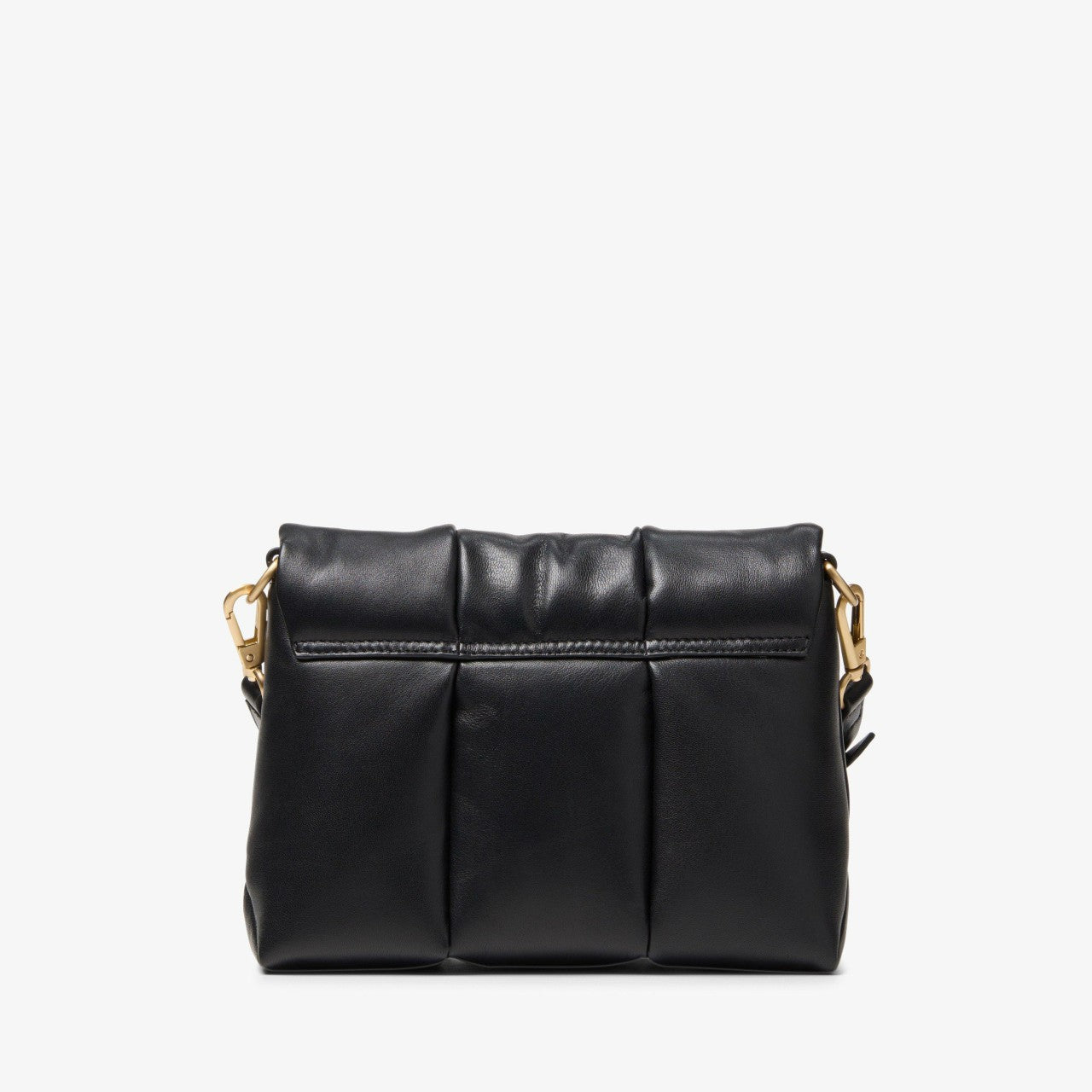 Puffy Crossbody Black Leather | Clarks discount