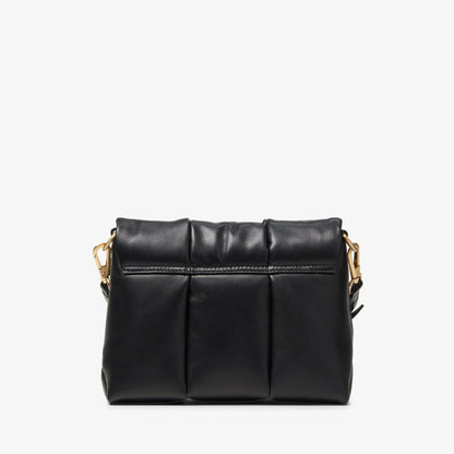 Puffy Crossbody Black Leather | Clarks discount