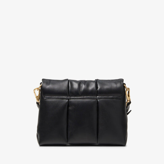 Puffy Crossbody Black Leather | Clarks discount
