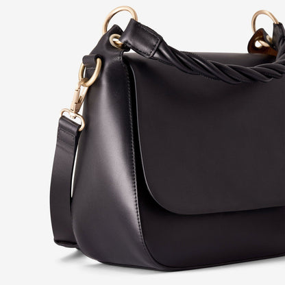 Twist Midi Black Leather | Clarks outlet