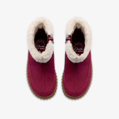 Cove Snug Toddler Berry Suede | Clarks Sale