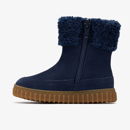 Cove Snug Toddler Navy Suede | Clarks for sale