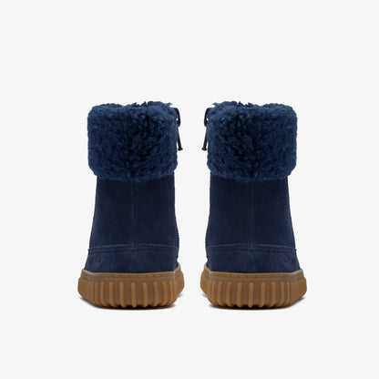 Cove Snug Toddler Navy Suede | Clarks for sale