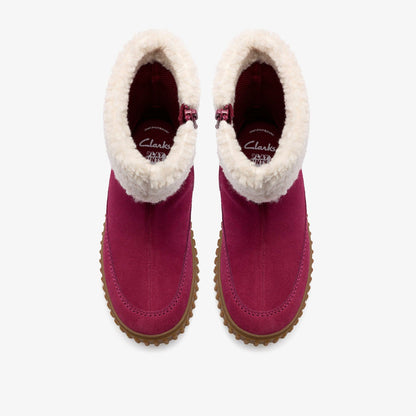 Cove Snug Kid Berry Suede | Clarks online