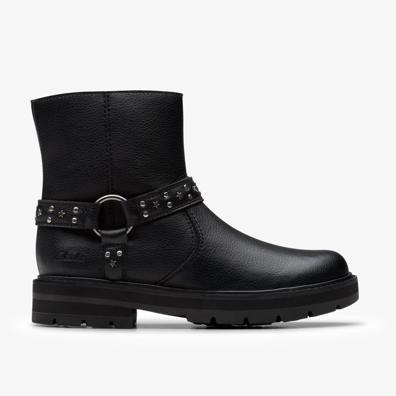 Prague Shine Kid Black Leather | Clarks online