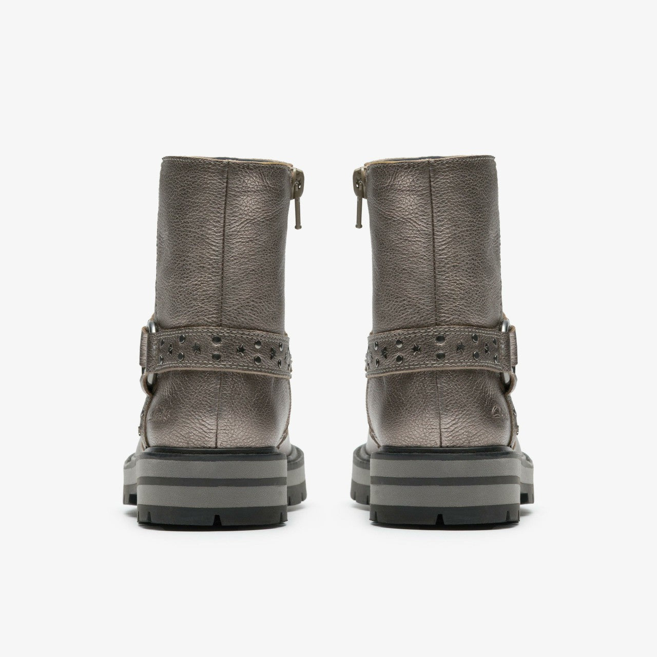 Prague Shine Kid Pewter Metallic | Clarks discount