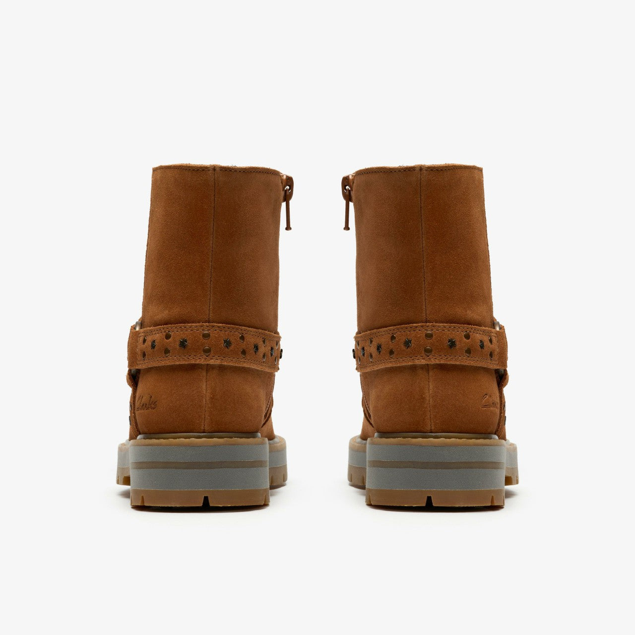 Prague Shine Kid Tan Suede | Clarks outlet