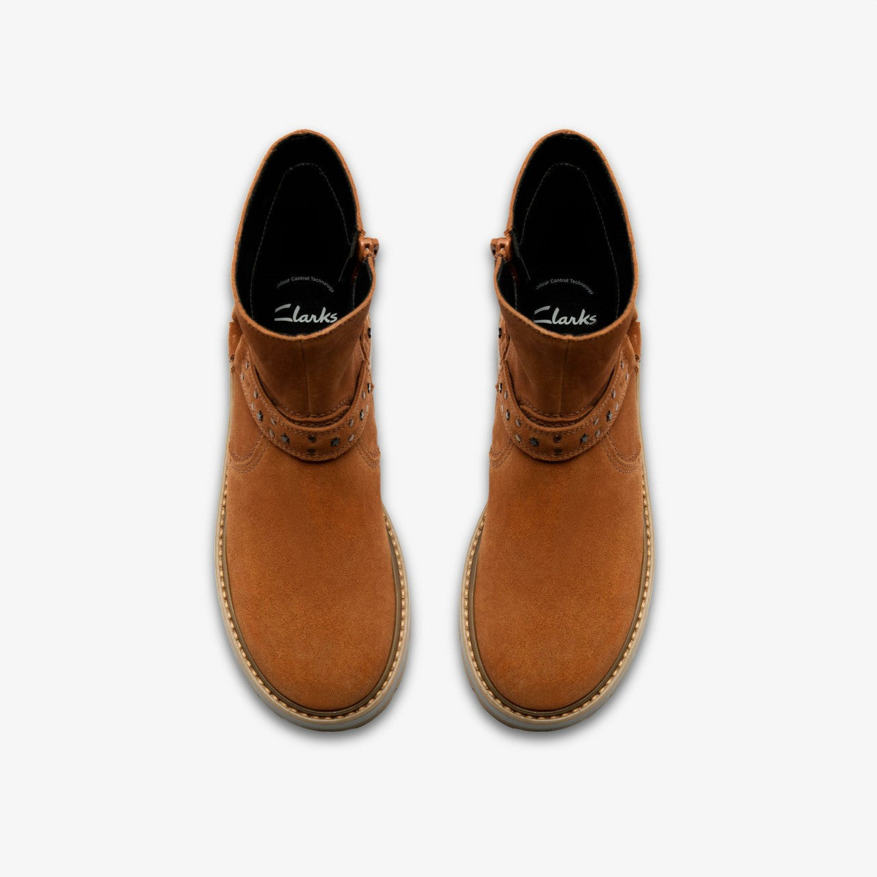 Prague Shine Kid Tan Suede | Clarks outlet
