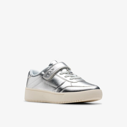 Barley Step Kid Silver Metallic | Clarks outlet