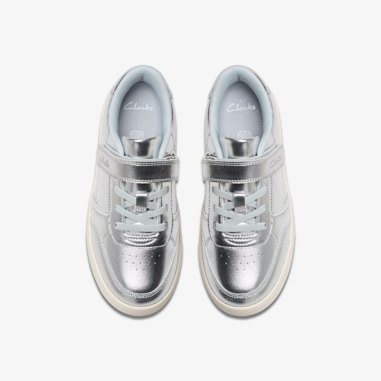 Barley Step Kid Silver Metallic | Clarks outlet