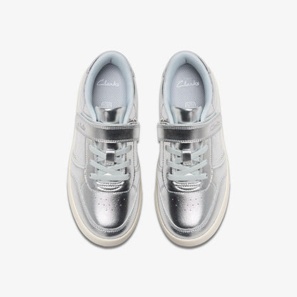 Barley Step Kid Silver Metallic | Clarks outlet