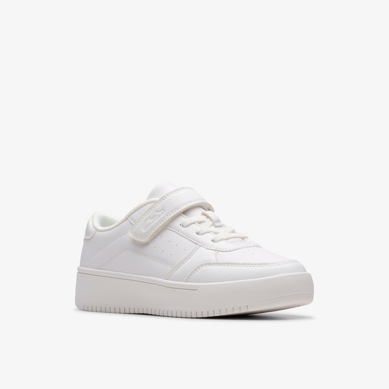 Barley Step Kid White/White | Clarks Sale