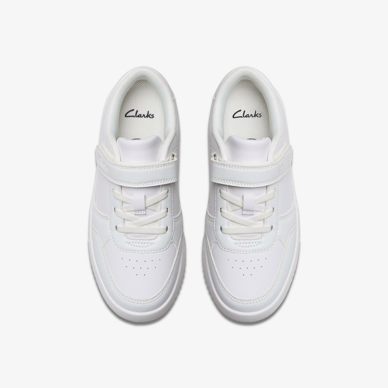 Barley Step Kid White/White | Clarks Sale