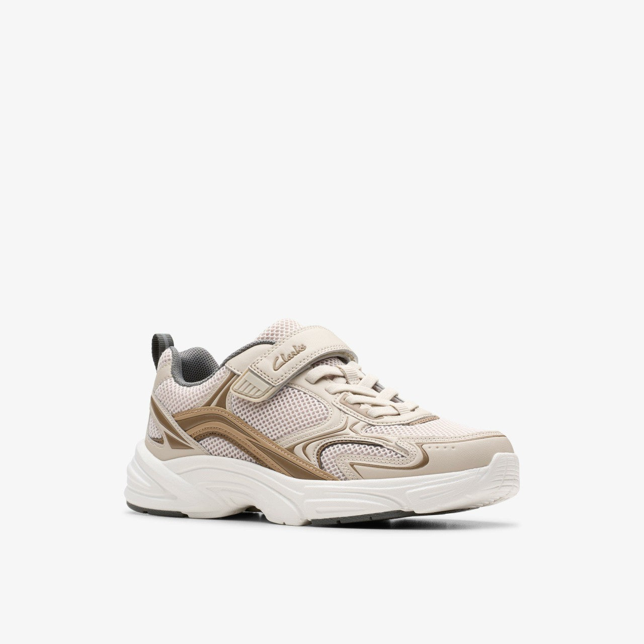 Crafton Move Kid Beige Combination | Clarks discount
