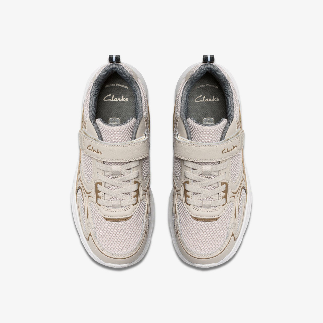 Crafton Move Kid Beige Combination | Clarks discount