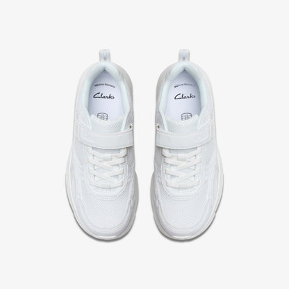 Crafton Move Kid White/White | Clarks online