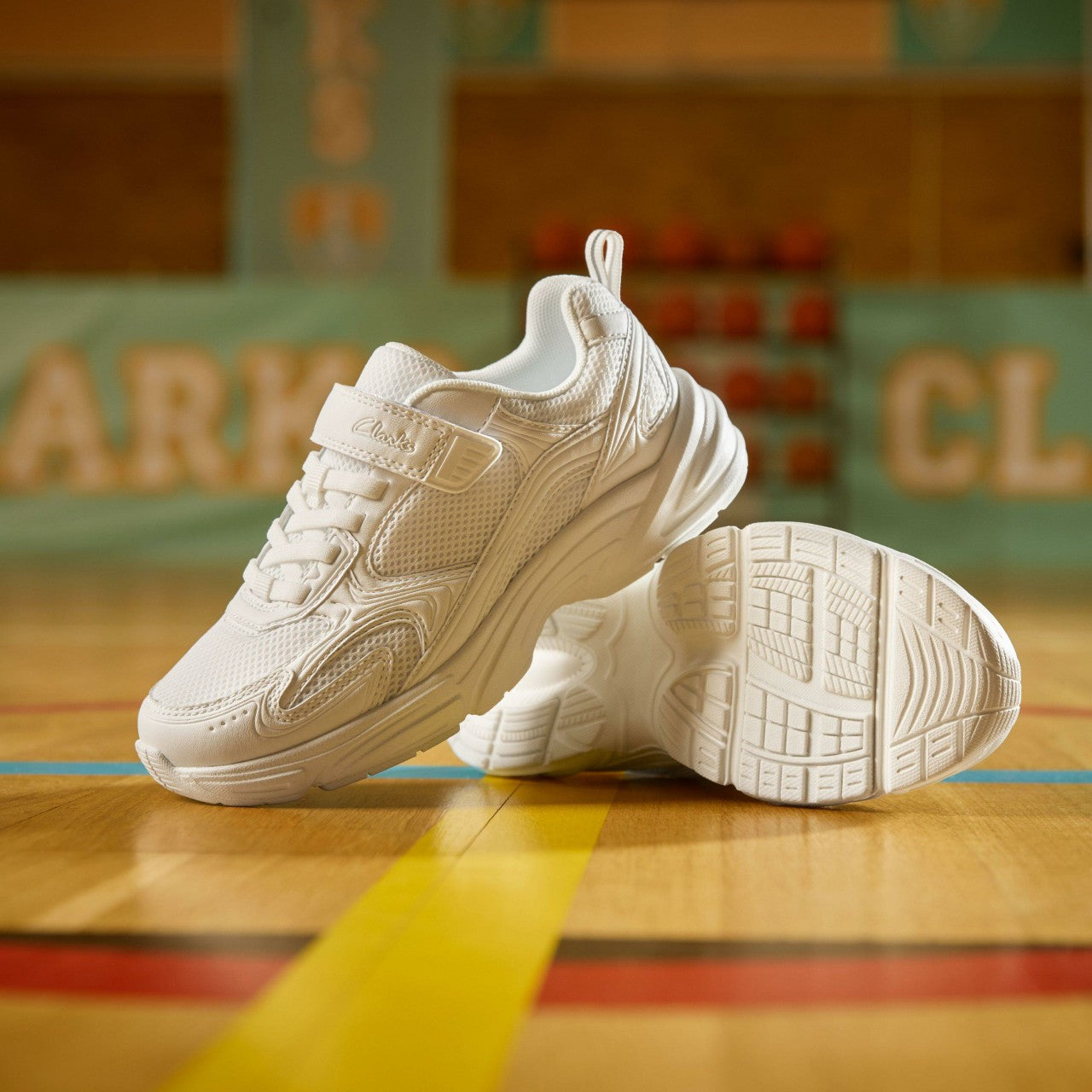 Crafton Move Kid White/White | Clarks online