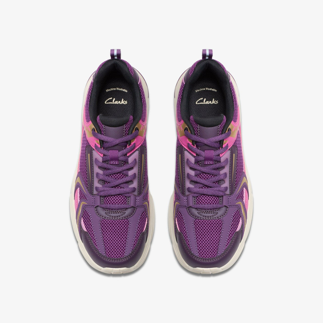 Crafton Move Youth Purple Combination | Clarks outlet