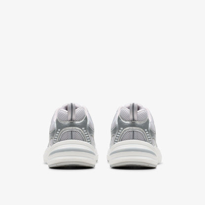 Crafton Move Youth Silver Metallic | Clarks discount