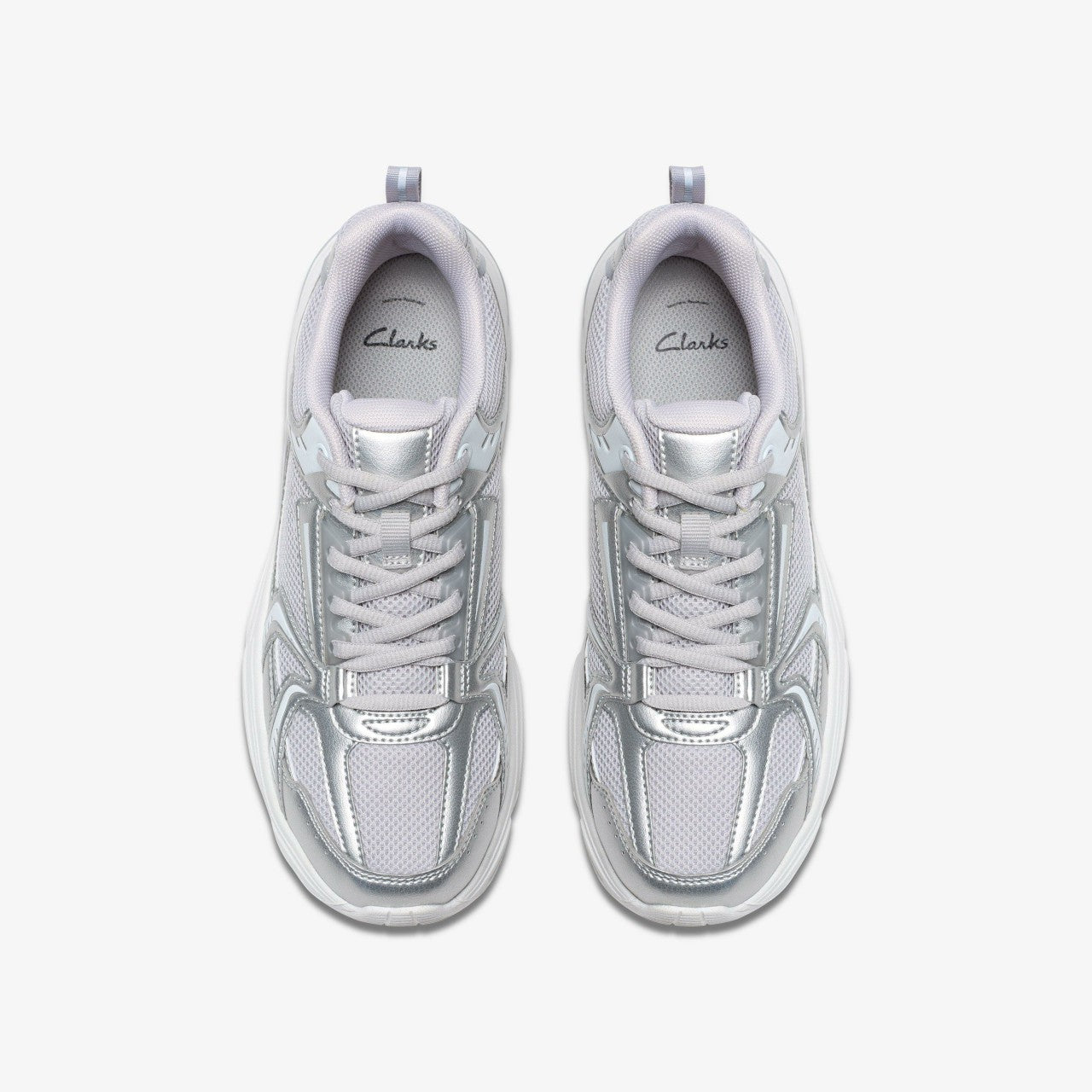 Crafton Move Youth Silver Metallic | Clarks discount