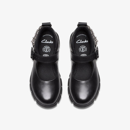 Evyn Pure Kid Black Leather | Clarks online