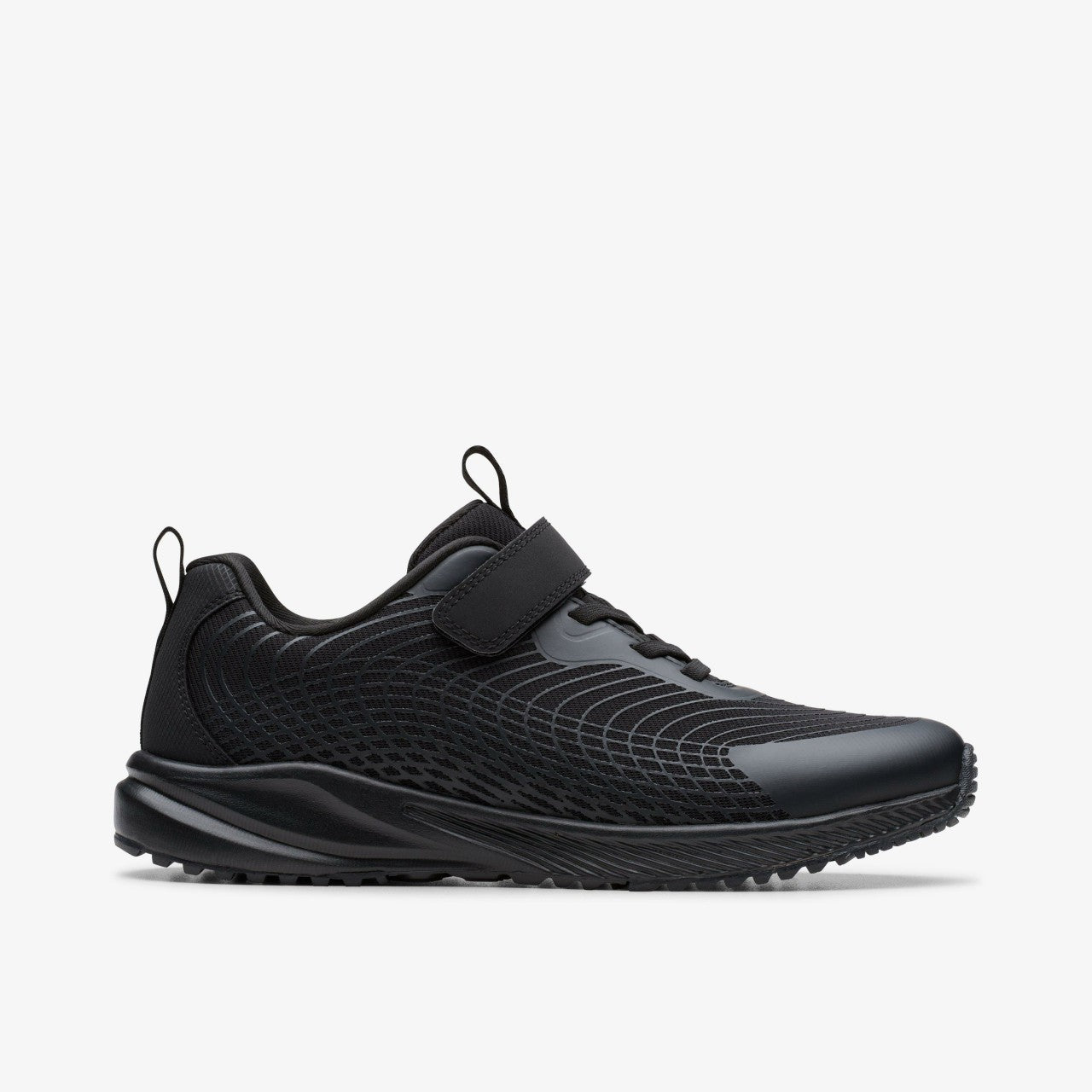 Deyes Dash Youth Black/Black | Clarks discount