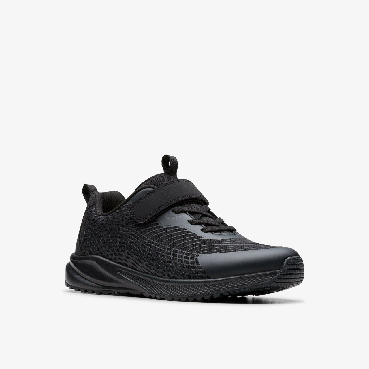 Deyes Dash Youth Black/Black | Clarks discount