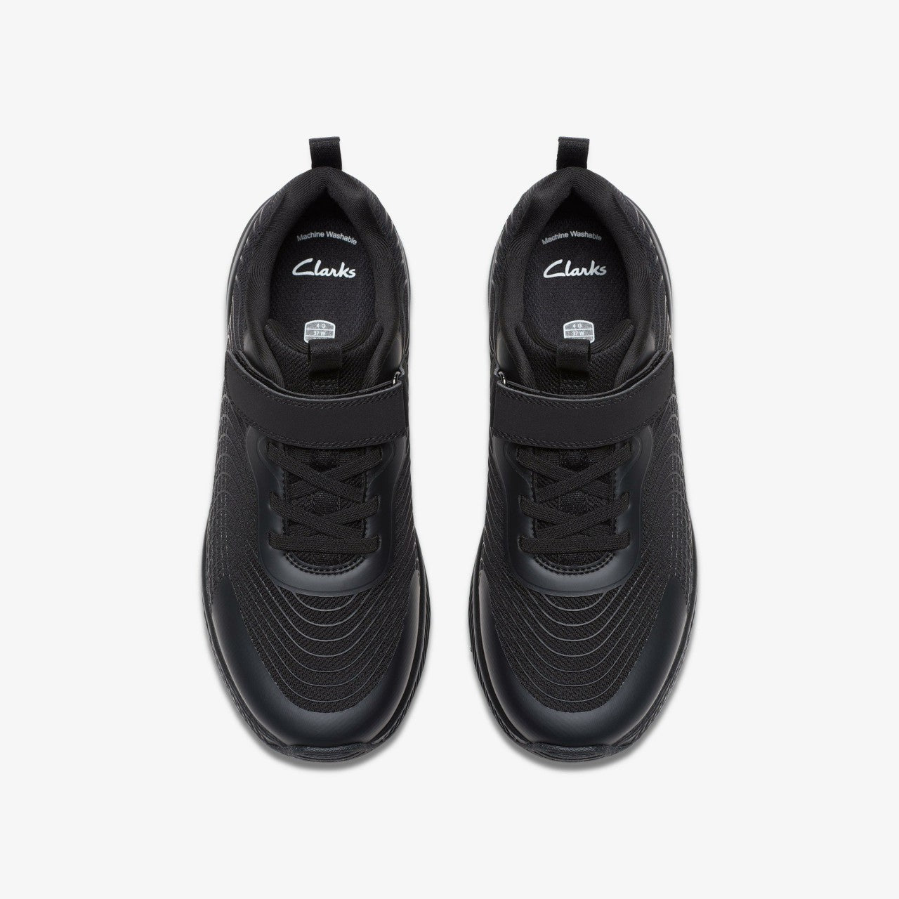 Deyes Dash Youth Black/Black | Clarks discount