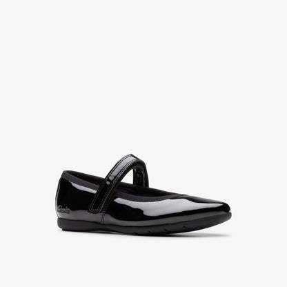 Dance Wish Kid Black Patent | Clarks Sale