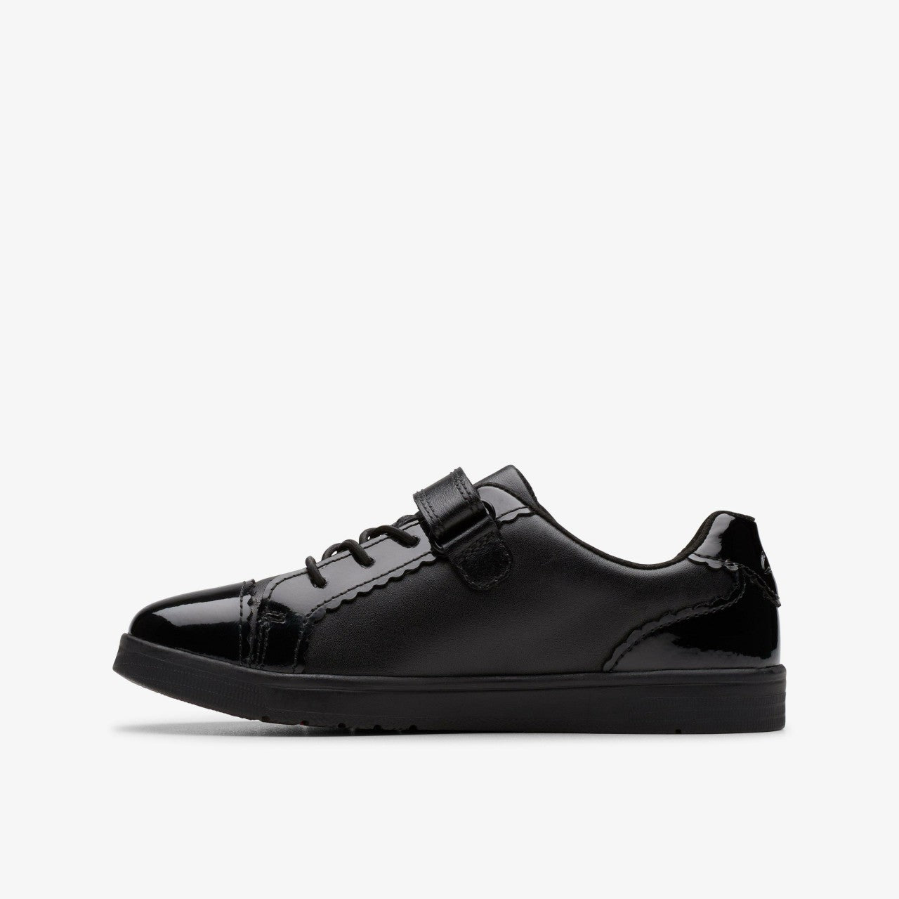 Disco Charm Kid Black Leather | Clarks on Sale