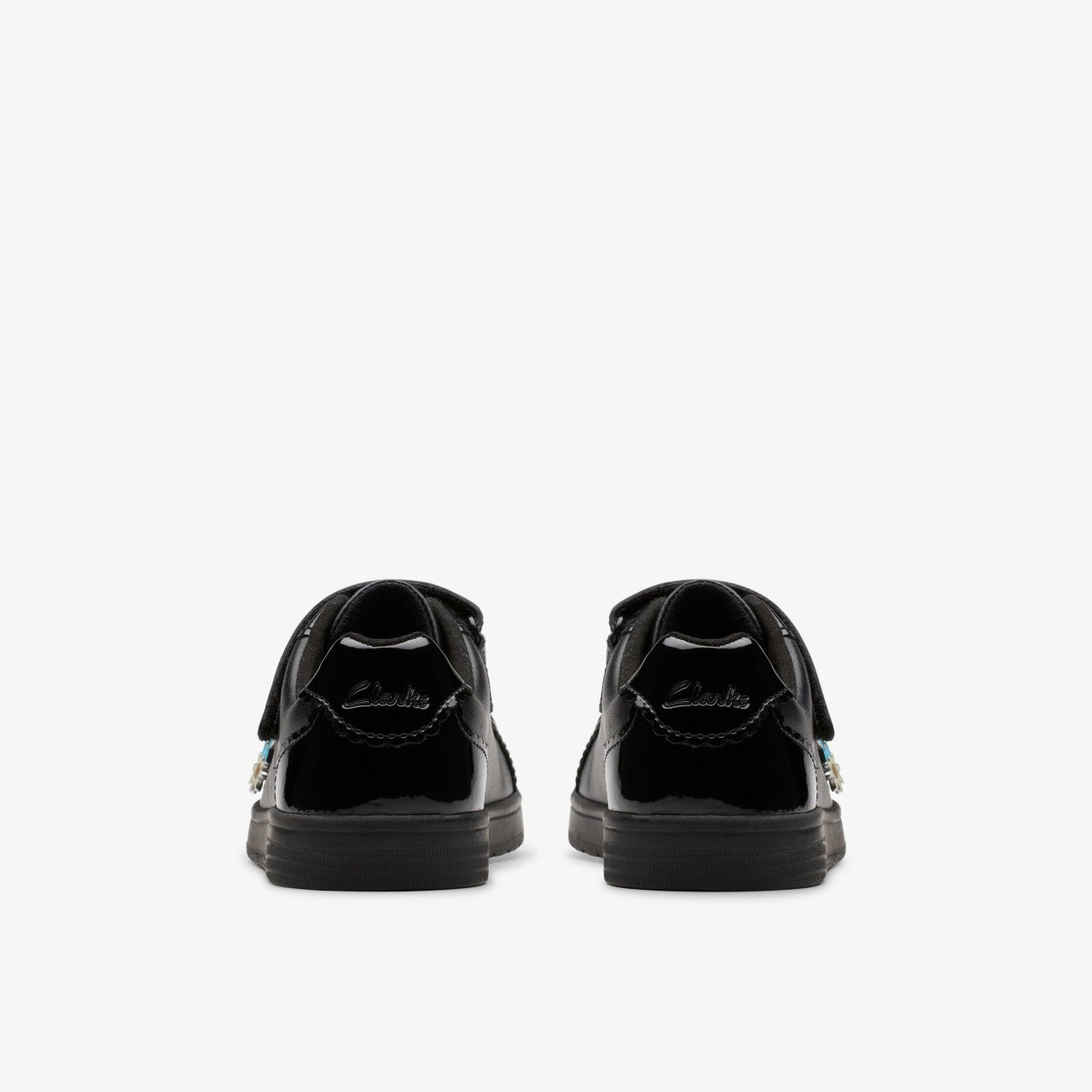 Disco Charm Kid Black Leather | Clarks on Sale