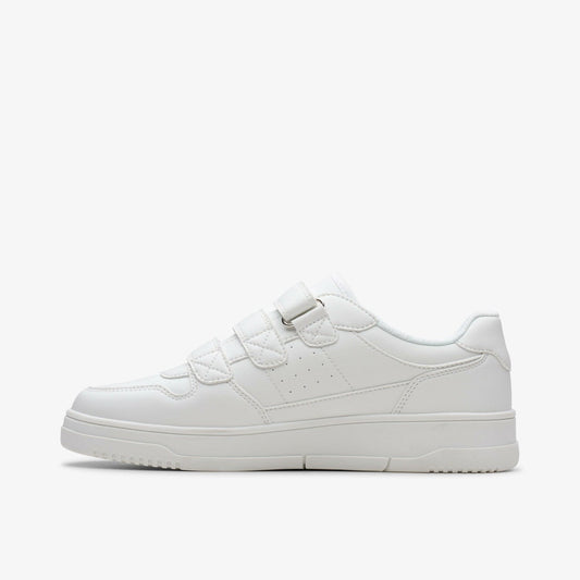Canyon Sky Youth White/White | Clarks outlet