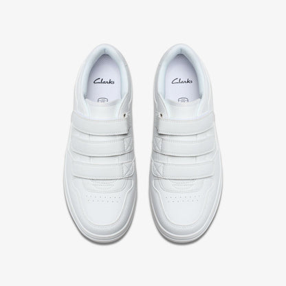 Canyon Sky Youth White/White | Clarks outlet