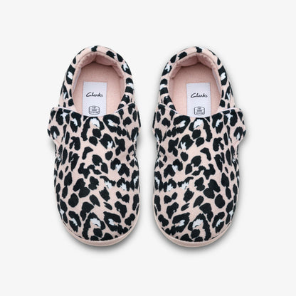 Fluffy Snug Kid Blush Pink Print | Clarks Sale