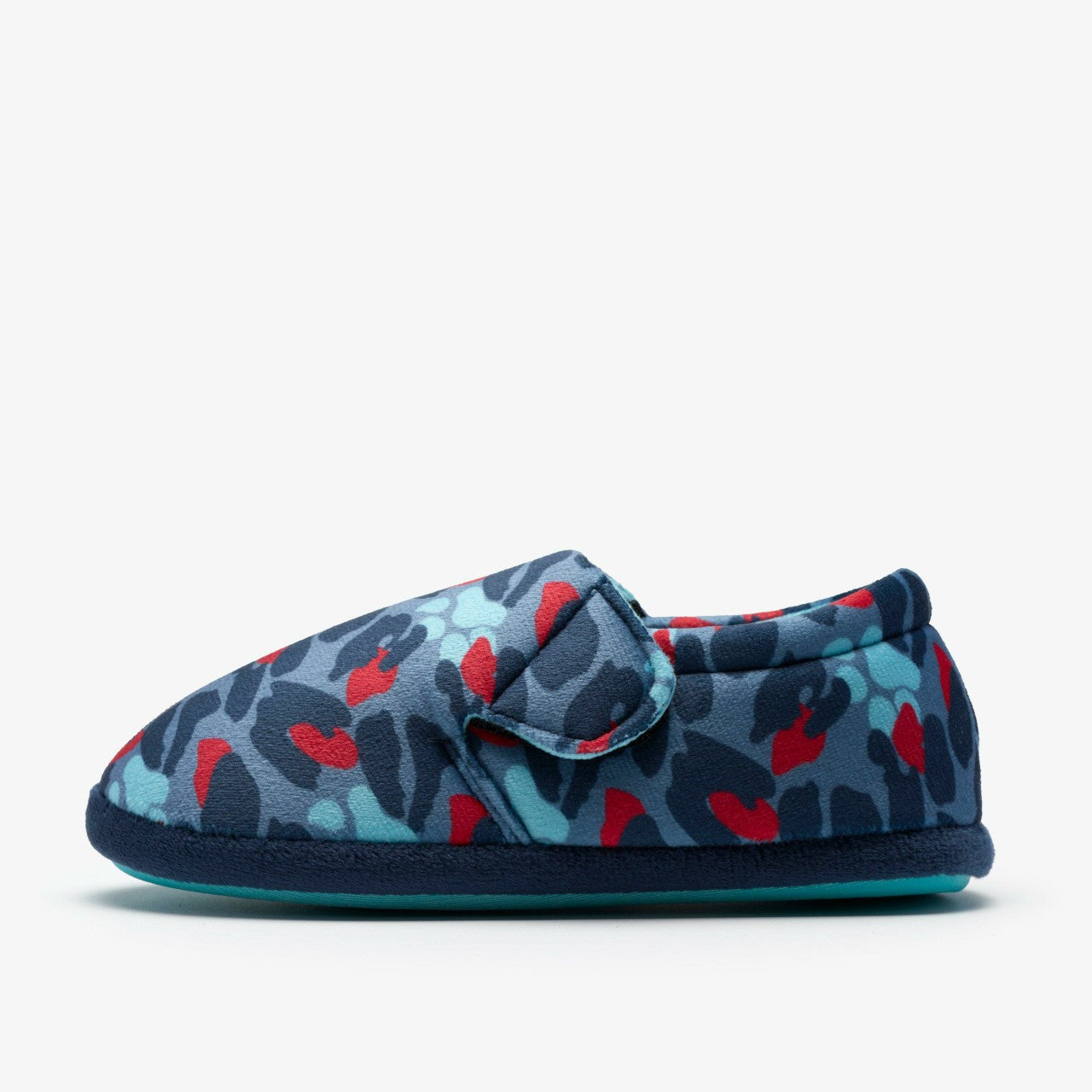 Fluffy Snug Kid Blue Camo Combination | Clarks discount
