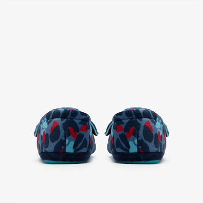 Fluffy Snug Kid Blue Camo Combination | Clarks discount